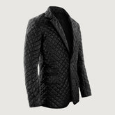 Bocelli Quilted Leather Blazer